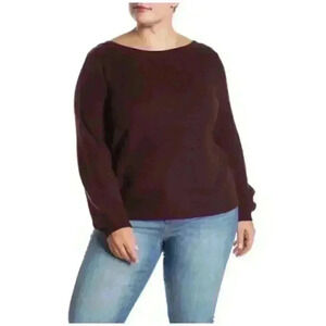 14th & UNION Two Way Cozy Pullover Sweater 2X